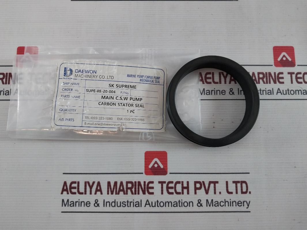 Daewon Carbon Stator Mechanical Seal For Main C.S.W Pump