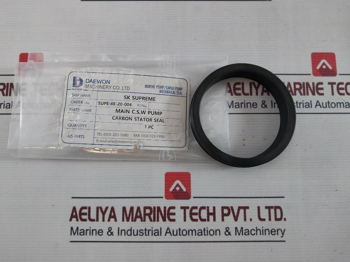 Daewon Carbon Stator Mechanical Seal For Main C.S.W Pump