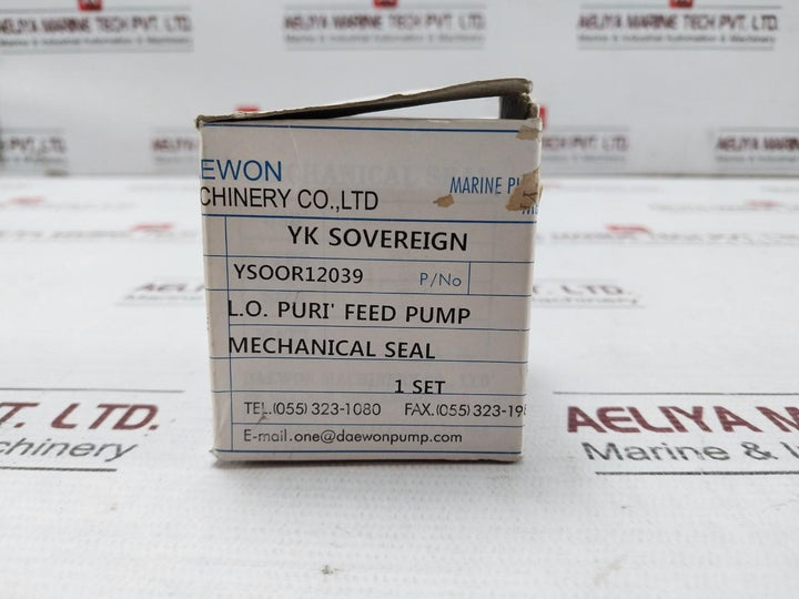 Daewon Mechanical Seal Set New