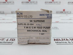 Daewon Mechanical Seal Set For F.W.G S.W Feed Pump Supe-re-20-004