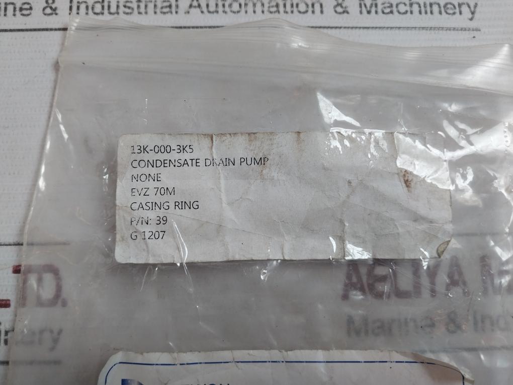 Daewon Sup-15-p-161 Condensate Drain Pump Casing Ring 13K-000-3K5 Evz 70M