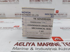 Daewon Ysoor21018 Condensate Drain Pump Mechanical Seal Set
