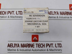 Daewon Ysoor21018 Mechanical Seal Set For Sewage Vacuum Pump