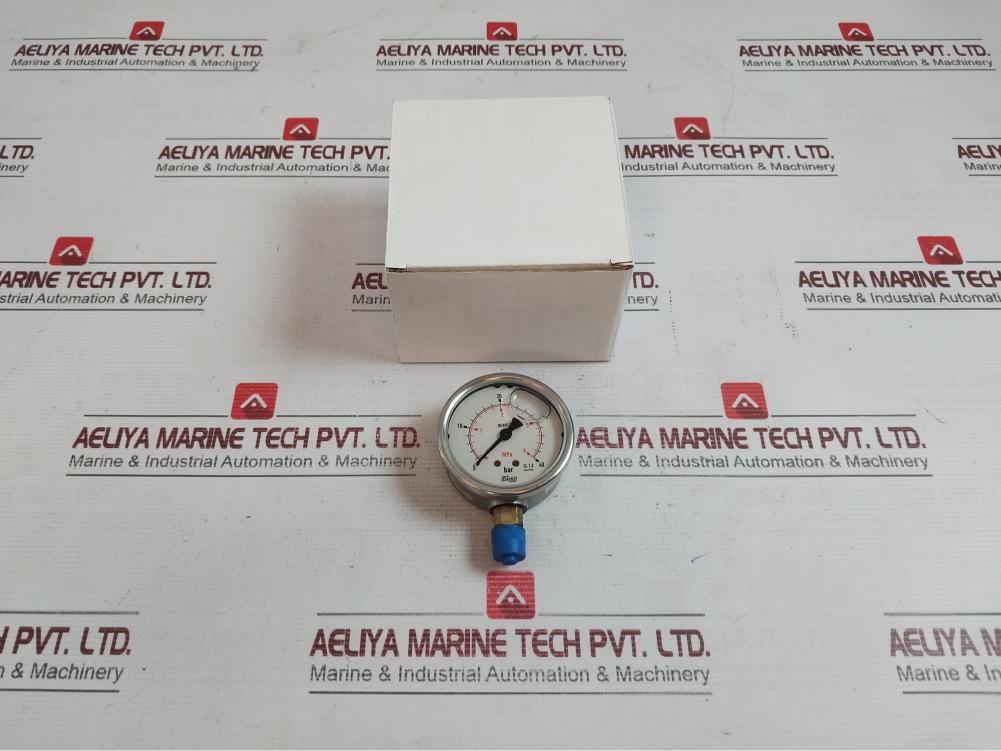 Daho EN 837-1 Pressure Gauge 0-4 MPA 0-40 Bar CL. 1.6