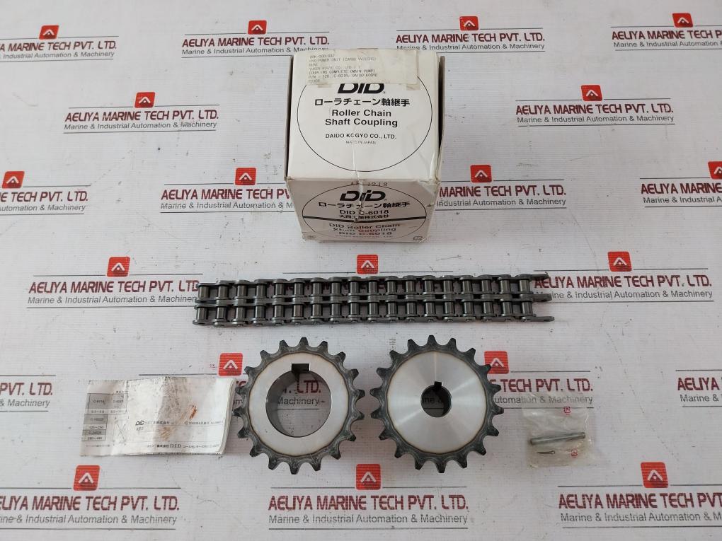 Daido Kogyo C-6018 Roller Chain Shaft Coupling Case Set 0Rk-000-032 F2108