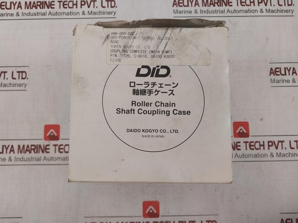 Daido Kogyo Did C-6018 Roller Chain Shaft Coupling Case 126