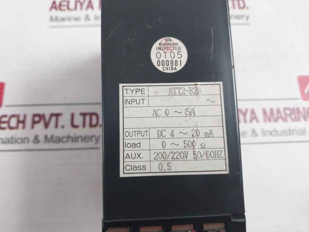 Daiichi Att2-82A Transducer Ac 0-5A 200/220V 50/60Hz Tp-881A