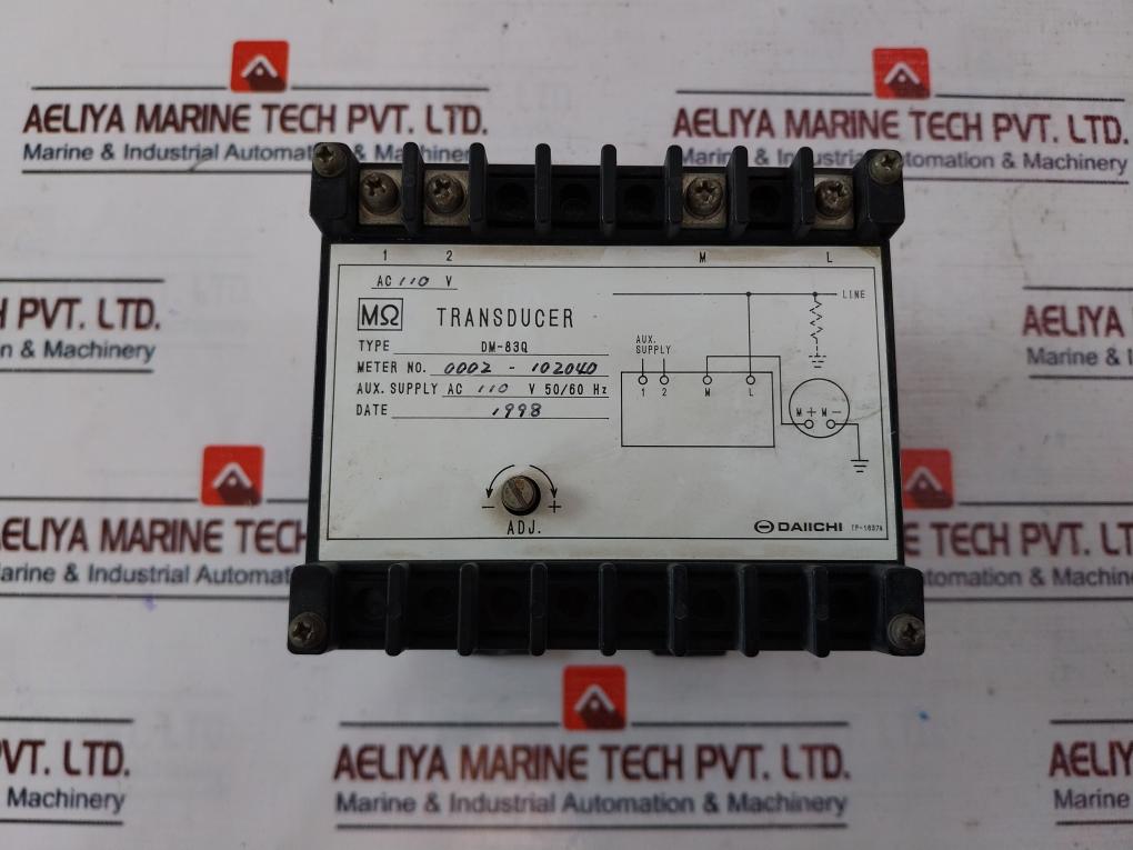 Daiichi Dm-83Q MΩ Transducer Ac 110V 50/60Hz