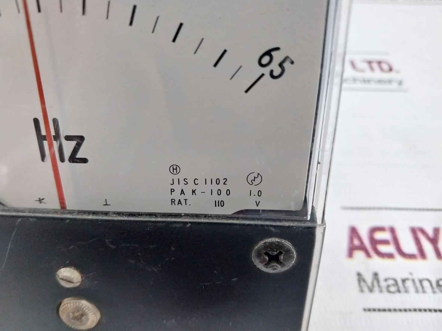 Daiichi Jis C 1102 Frequency Meter 55 To 65Hz Rat.110V