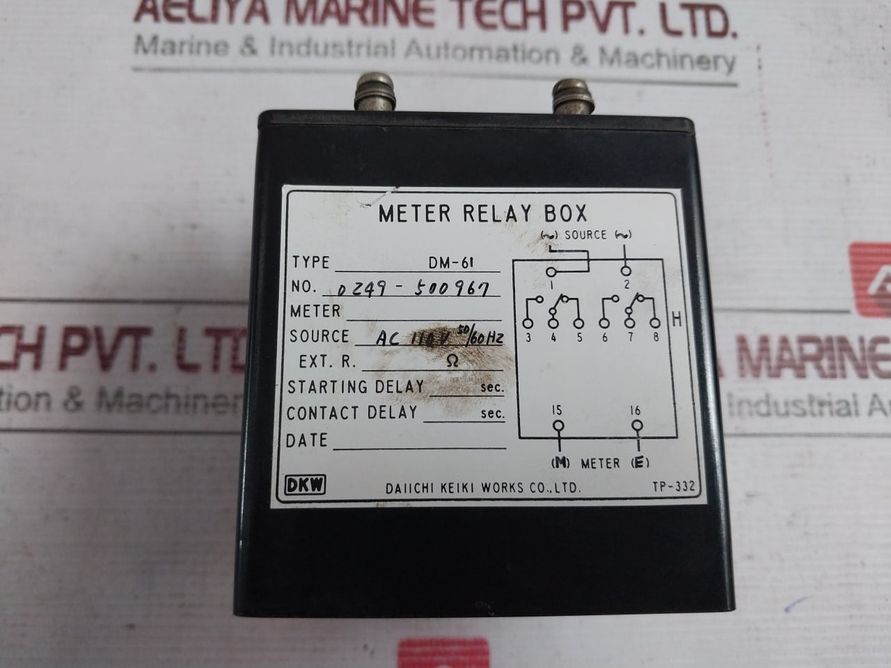 Daiichi Keiki Dm-61 Meter Relay Box 0245-500967 Ac 110V 50/60Hz