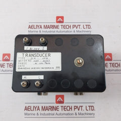 Daiichi Keiki Dm-64Q Transducer 0249-500967 Ac 110V 50/60Hz