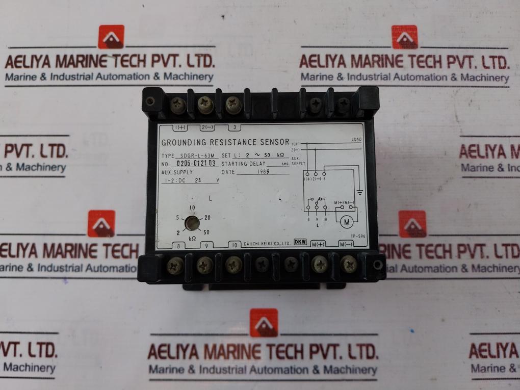 Daiichi Keiki Sdgr-l-63M Grounding Resistance Sensor