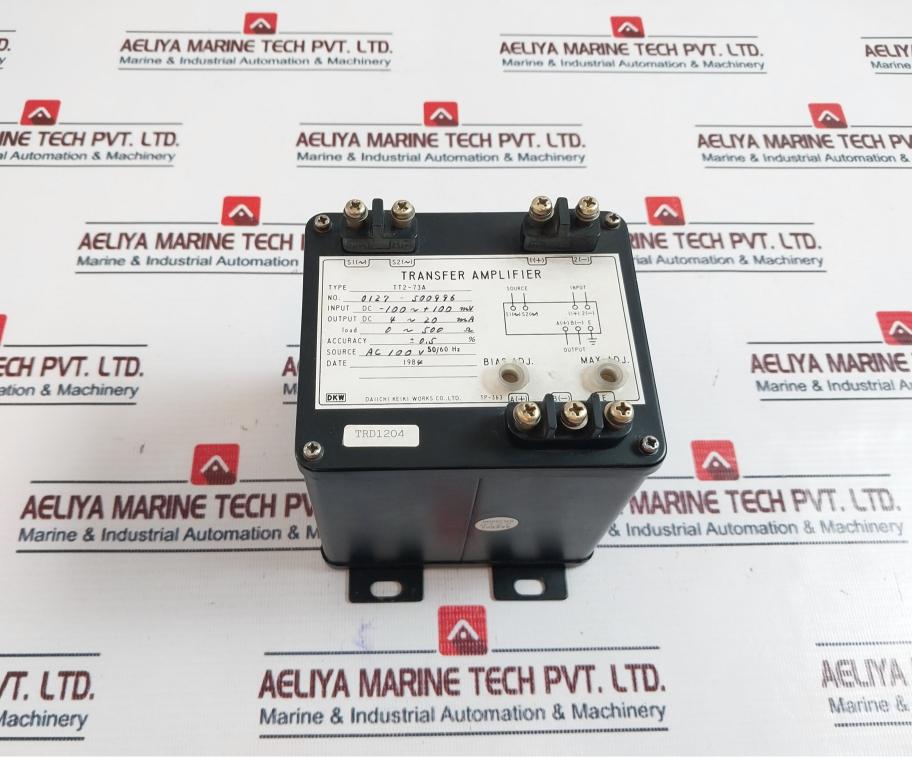 Daiichi Keiki Tt2-73A Transfer Amplifier 50/60Hz