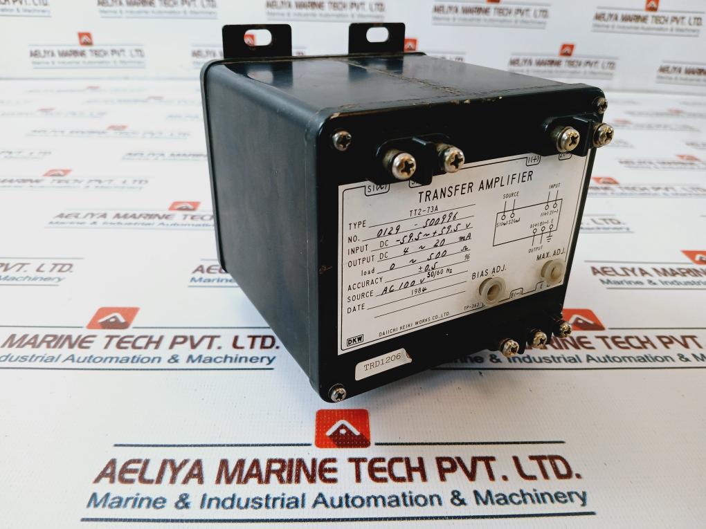 Daiichi Keiki Tt2-73A Transfer Amplifier Ac 100V 50/60Hz