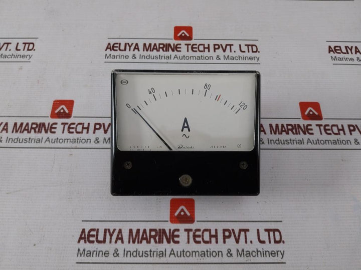 Daiichi Lsk-12 Ammeter 0-120A~&nbsp;1.5 Jis C 1102