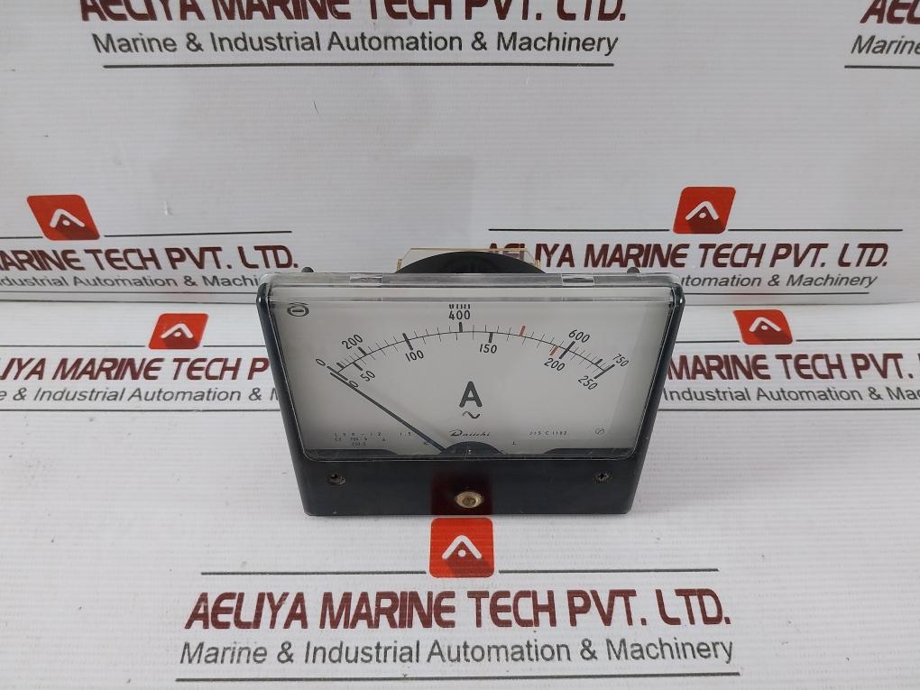 Daiichi Lsk-12 Ammeter 0-750A~ 0-250A~ 750.5 A Jis C 1102