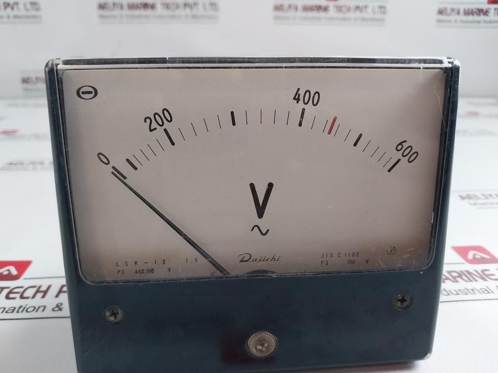 Daiichi Lsk-12 Voltage Meter 110V 0-600V