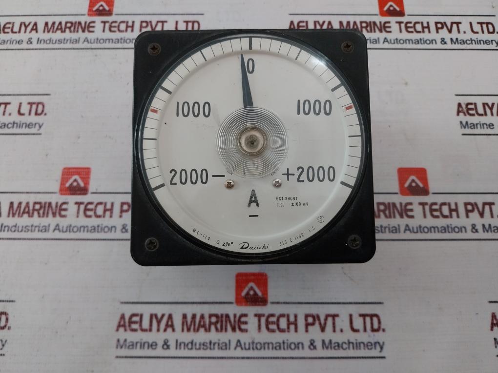 Daiichi ML-110 Ammeter 38° 500V