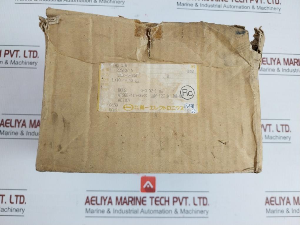Grounding Resistance Sensor Sgr-l-63M Daiichi Ac100/110V50/60Hz