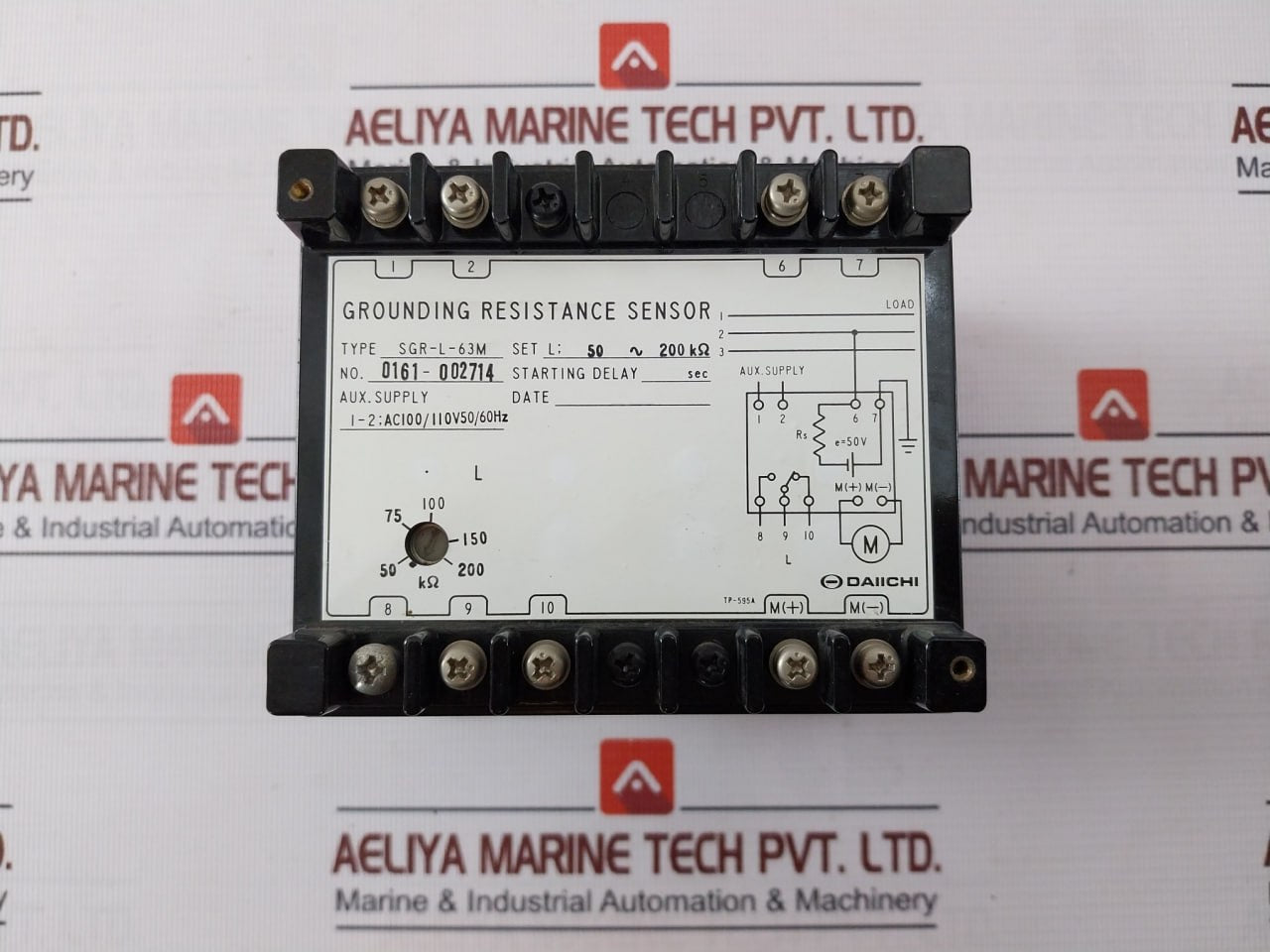Daiichi Sgr-l-63M Grounding Resistance Sensor Ac100/110V50/60Hz 0161-002714