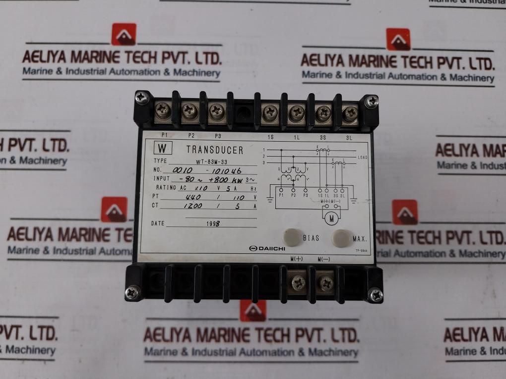 Daiichi WT-83M-33 W Transducer