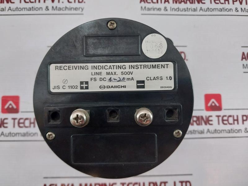 Daiichi Xl-110A Receiving Indicating Instrument 500V Fs Dc 4-20Ma C1102