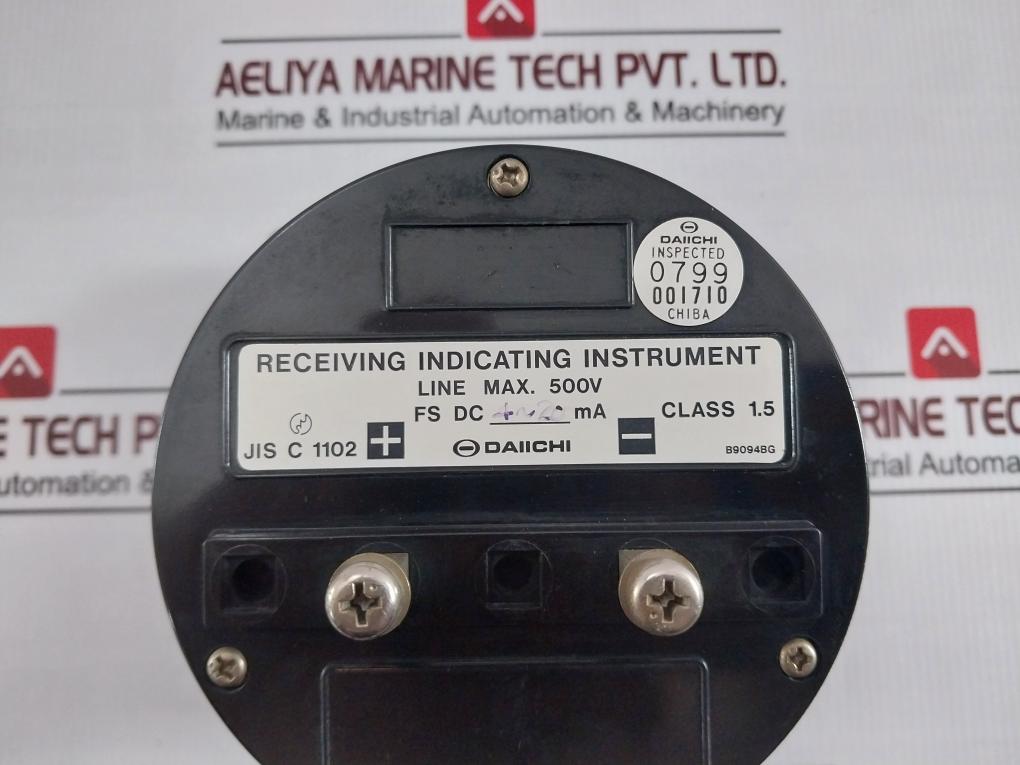 Daiichi Xl-110A Receiving Indicating Instrument Dc 4~20 Ma 500V B9094Bg
