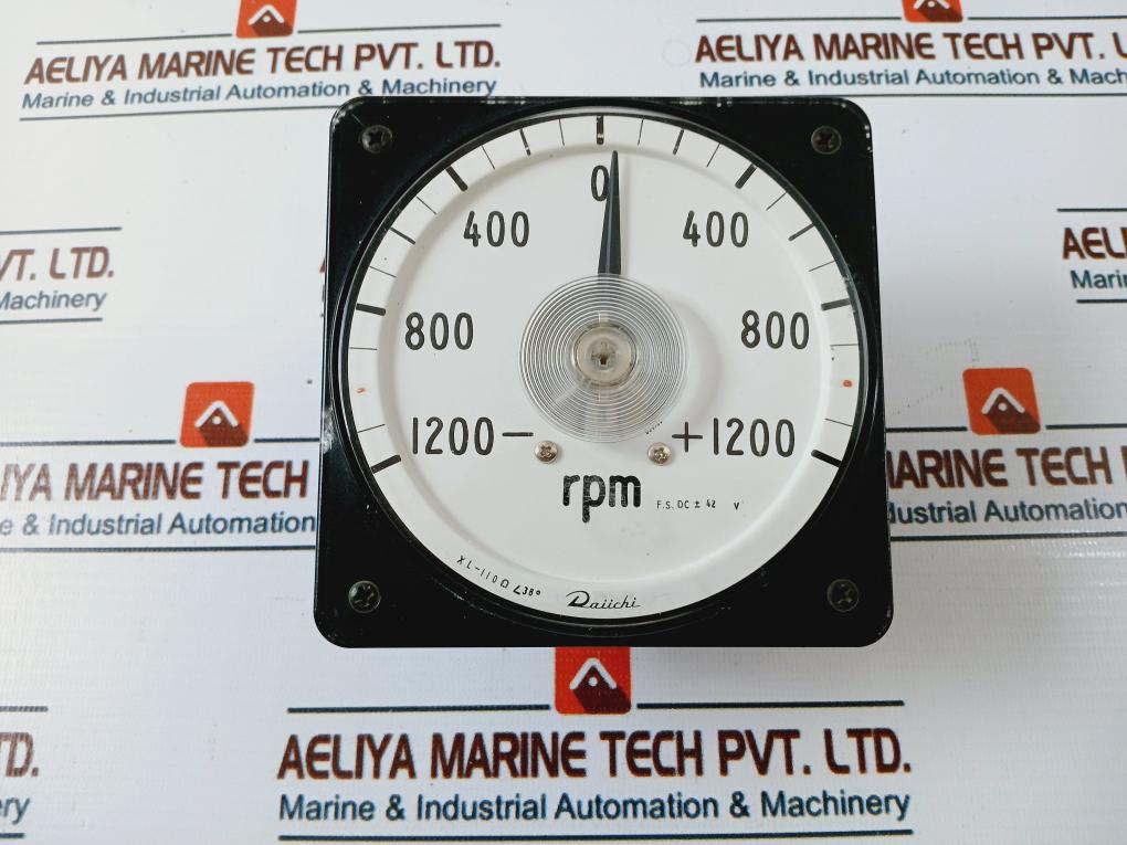 Daiichi Xl-110 Rpm Meter -1200-0-+1200 Rpm