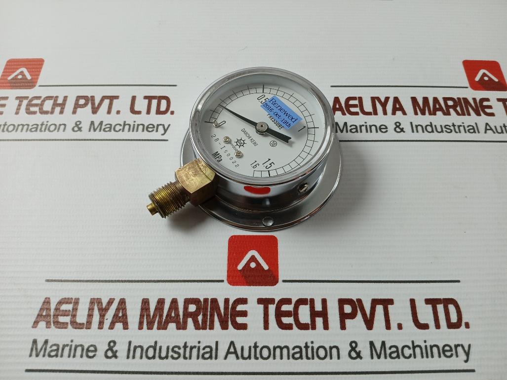 Daiichi Keiki 28-i50022 Pressure Gauge 0-1.6 Mpa