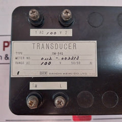 Daiichi Keiki Dm-64Q Transducer 100V 50/60Hz