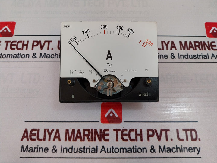 Daiichi Lsk-12 Ammeter 0-500/1500 A 500V
