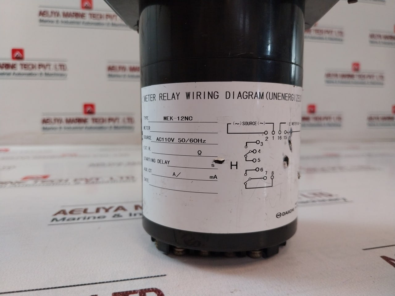 Daiichi Mek-12 Nc Meter Relay Ac 110v 50/60hz