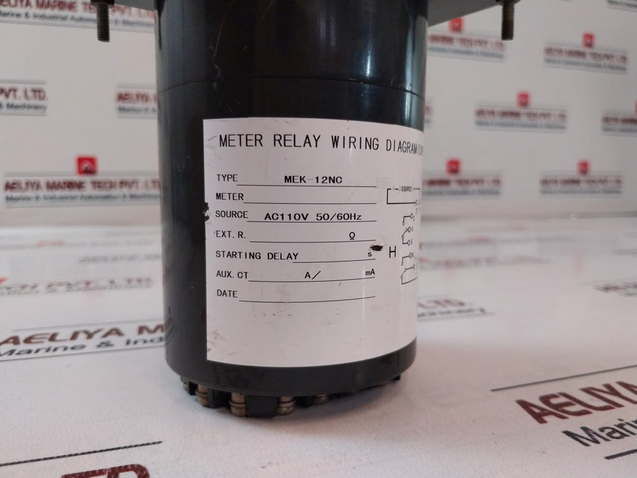 Daiichi Mek-12 Nc Meter Relay Ac 110v 50/60hz