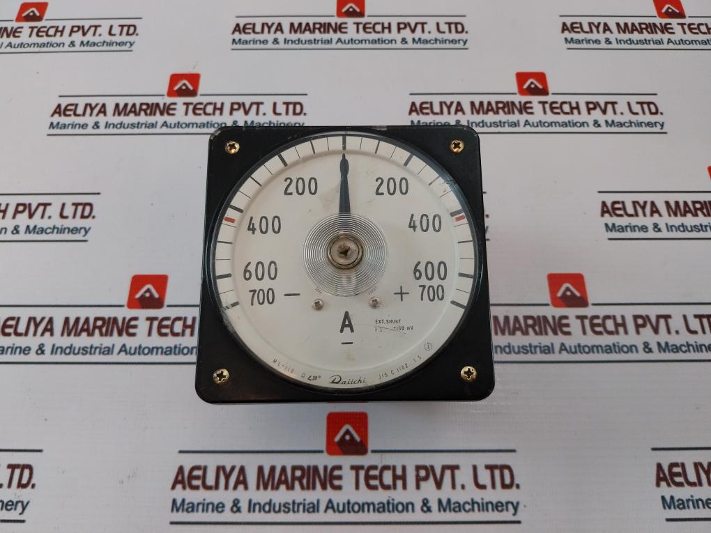 Daiichi Ml-110 Analog Ammeter -700-0-700+ A