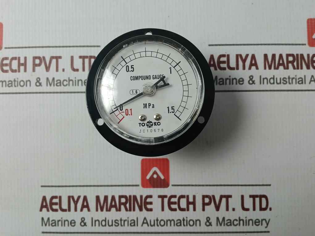 Daikin 1103438 Oil Pressure Gauge Spec:Du60 X 1.5Mpa X -0.1Mpa
