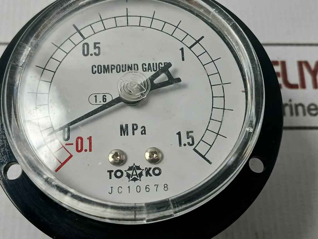 Daikin 1103438 Oil Pressure Gauge Spec:Du60 X 1.5Mpa X -0.1Mpa