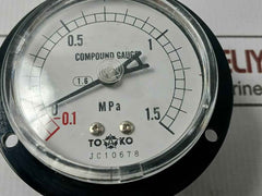 Daikin 1103438 Oil Pressure Gauge Spec:Du60 X 1.5Mpa X -0.1Mpa