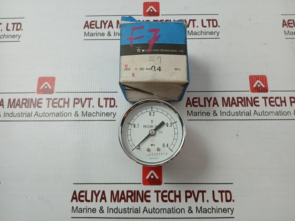 Daito-Keiki-Seisakusho-Adu-1-4-60-Mm-Pressure-Gauge-209285-1