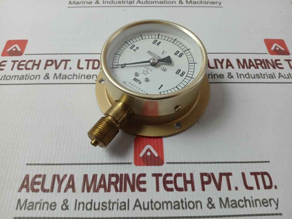 Daito Keiki Bu Pressure Gauge 3/8" 75Mm 0-1 Mpa
