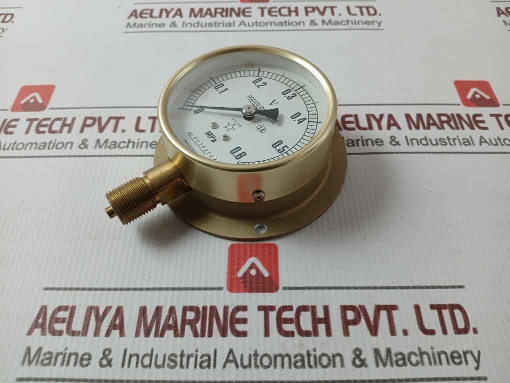 Daito Keiki Bu Pressure Gauge 3/8 Inch 0-0.6 Mpa 75Mm