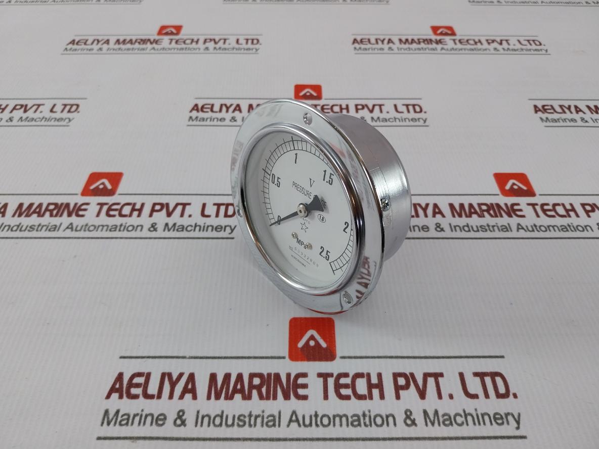 Daito Du G3/8 X 75 X 2.5 Mpa Pressure Gauge