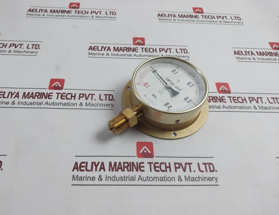 Daito Keiki Seisakusho Type Bs Compound Gauge 0.1-0.4 Mpa 100Mm