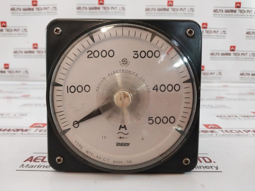 Daiyun Electronics W11-aa 0 To 5000 Amp Indicator Ksc1303