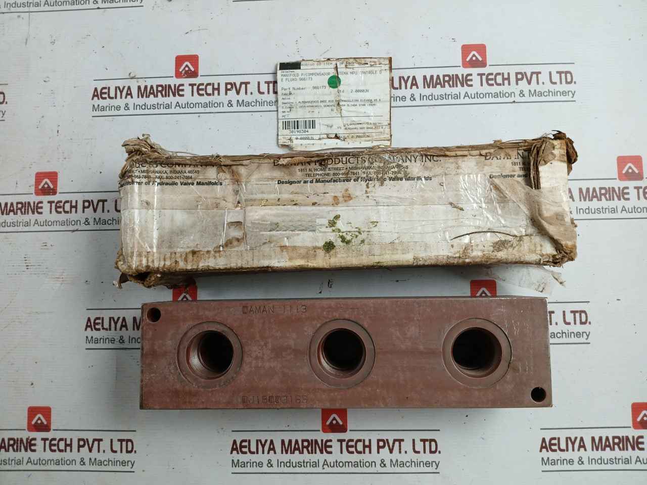 Daman Dj1800316S Hydraulic Valve Manifold 30198304 Rev 0 966173