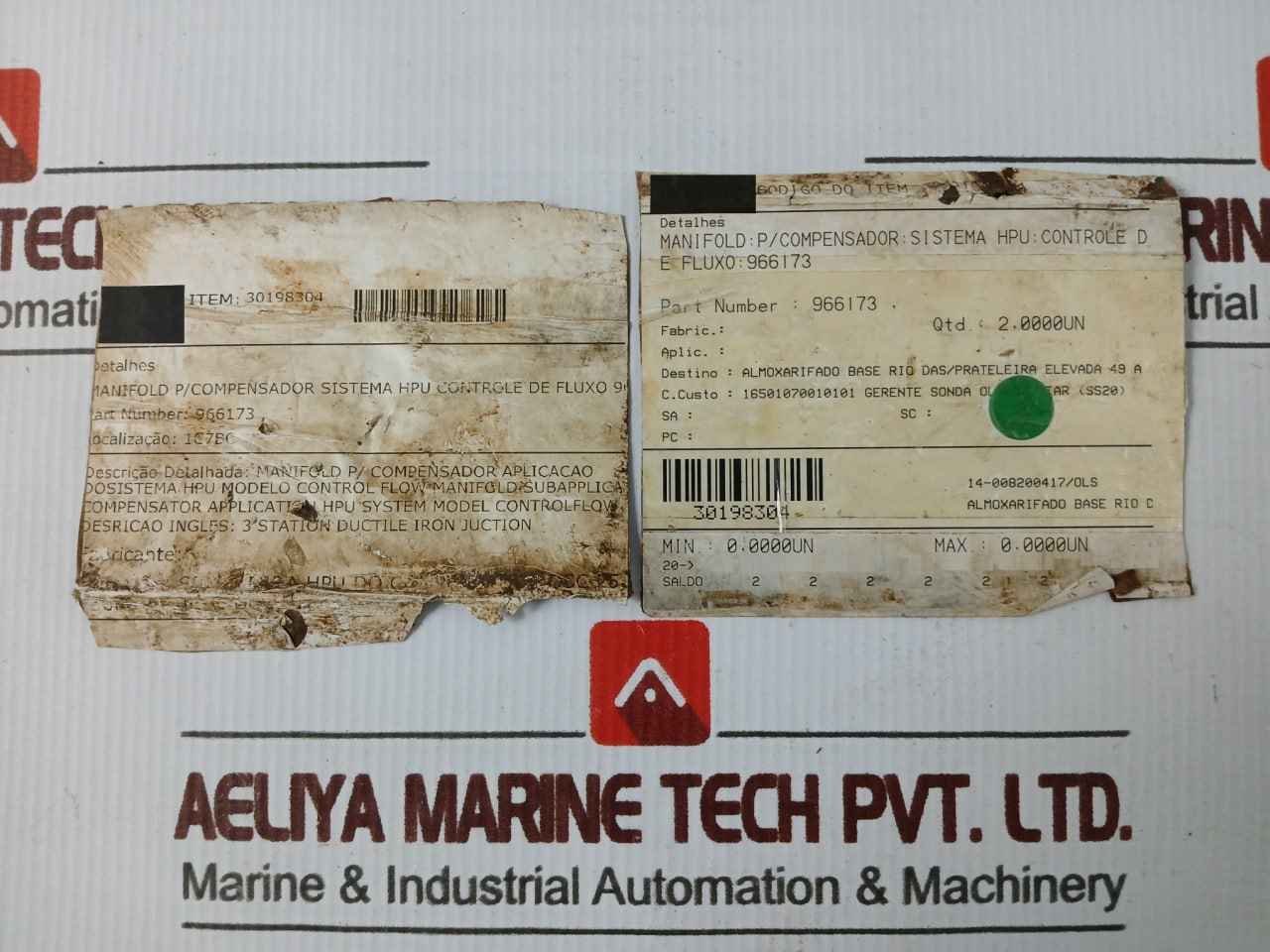 Daman Dj1800316S Manifold 3-station Ductile Iron Junction 30198304