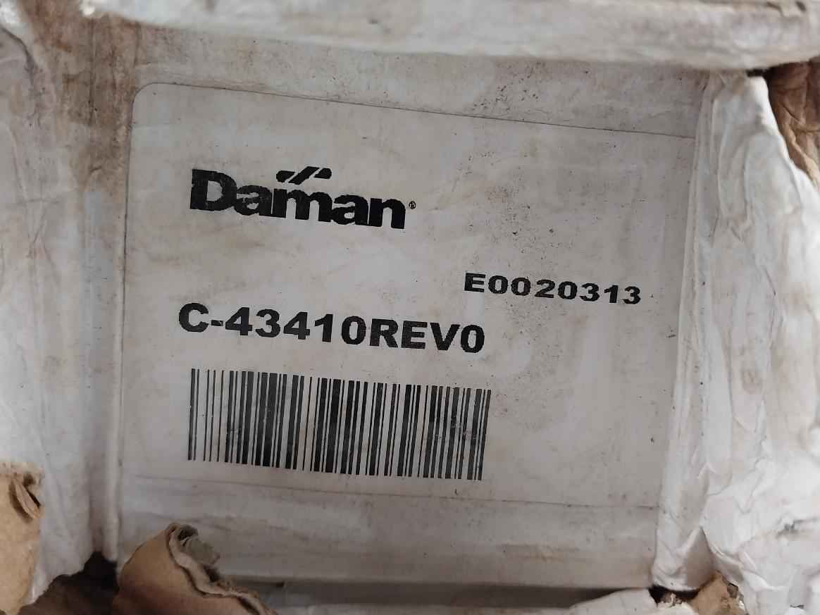 Daman E0020313 Hydraulic Power Unit Manifold Block Mod 600K C-43410 Rev 0