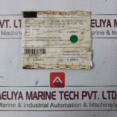Daman E0020313 Hydraulic Power Unit Manifold Block Mod 600K C-43410 Rev 0