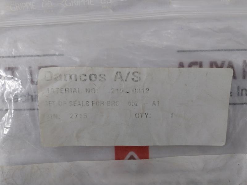 Damcos 219-0312 Hydraulic Actuator Set Of Seals For Brc 052-a1