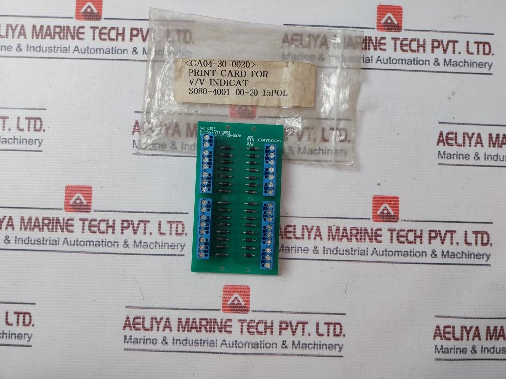 Damcos Ind-c15P Print Card For V/V Indicat
