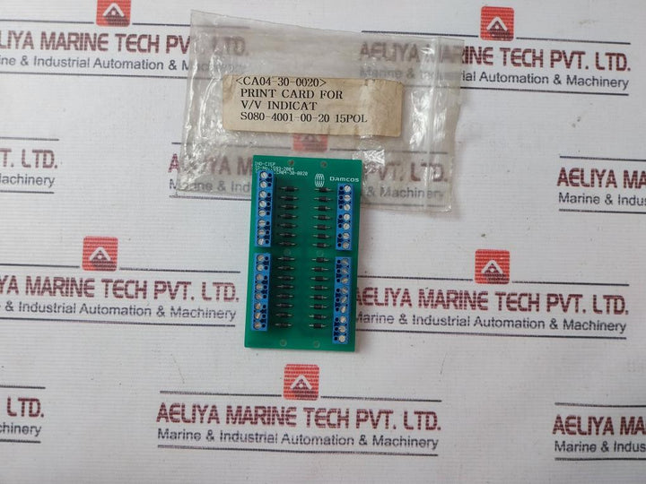 Damcos Ind-c15P Print Card For V/V Indicat